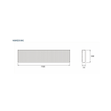 LED-DECKENANBAULEUCHTE Serie HELA